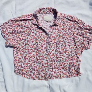 Aeropostal Women's Floral blouse